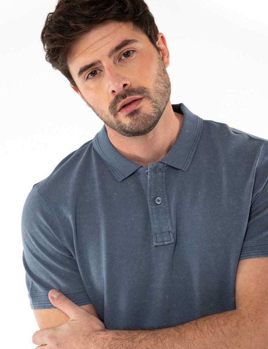 Polera Slim Piqué Hombre Zibel