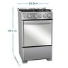 Cocina a Gas Mabe CMC5560FX1 4 Quemadores