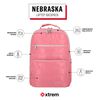 Mochila Notebook Xtrem Nebraska 5XT Rosado/Plateado 16"