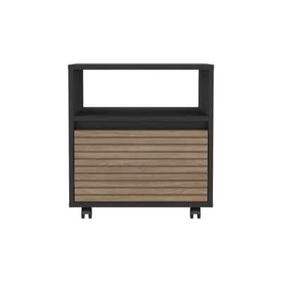 Imagen 2 del producto Velador TuHome Austin 1 Cajones Wengue y Lenno