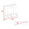 Panel TV Tuhome Bigaf hasta 60" Avellana Wengue