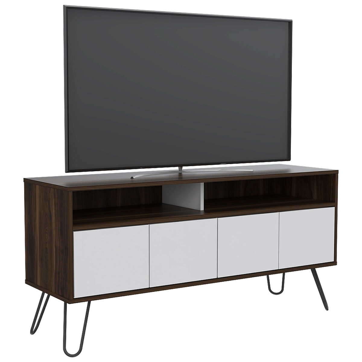 Rack TV Hasta 55" + Mesa de Centro TuHome Vassel