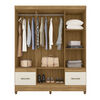 Clóset Di Poretti MS912 6 Puertas 2 Cajones Off White
