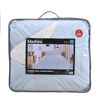 Plumón Liso Mashini 2 Plazas Coral Emboss Celeste