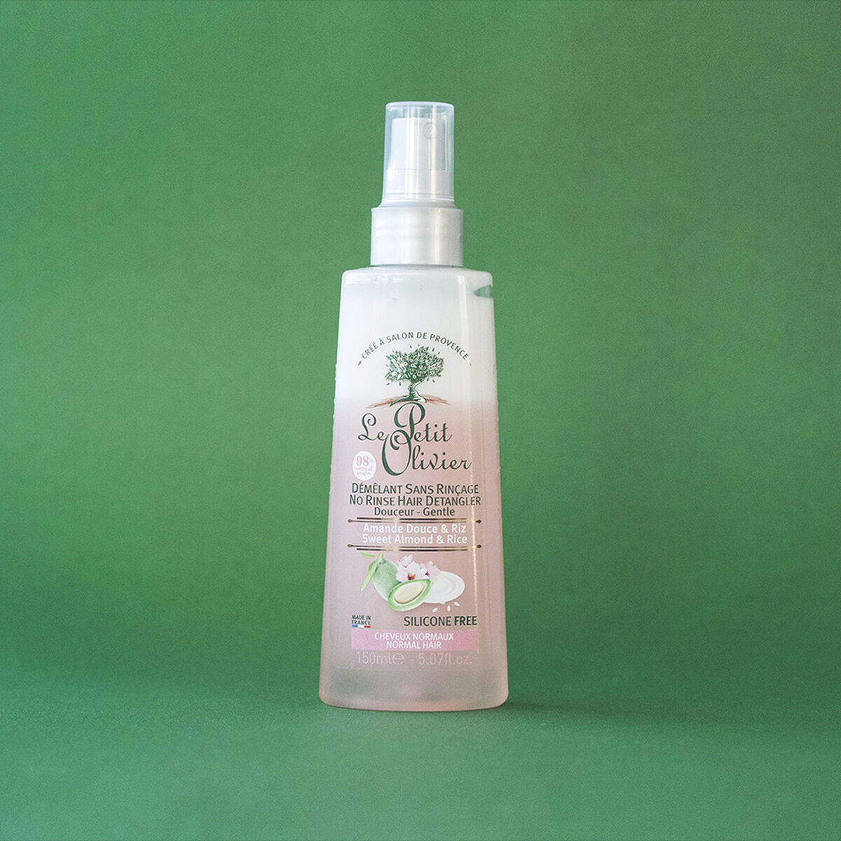 Spray Desenredante Cabello Normal Almendra Dulce - Vegano - 150 ml