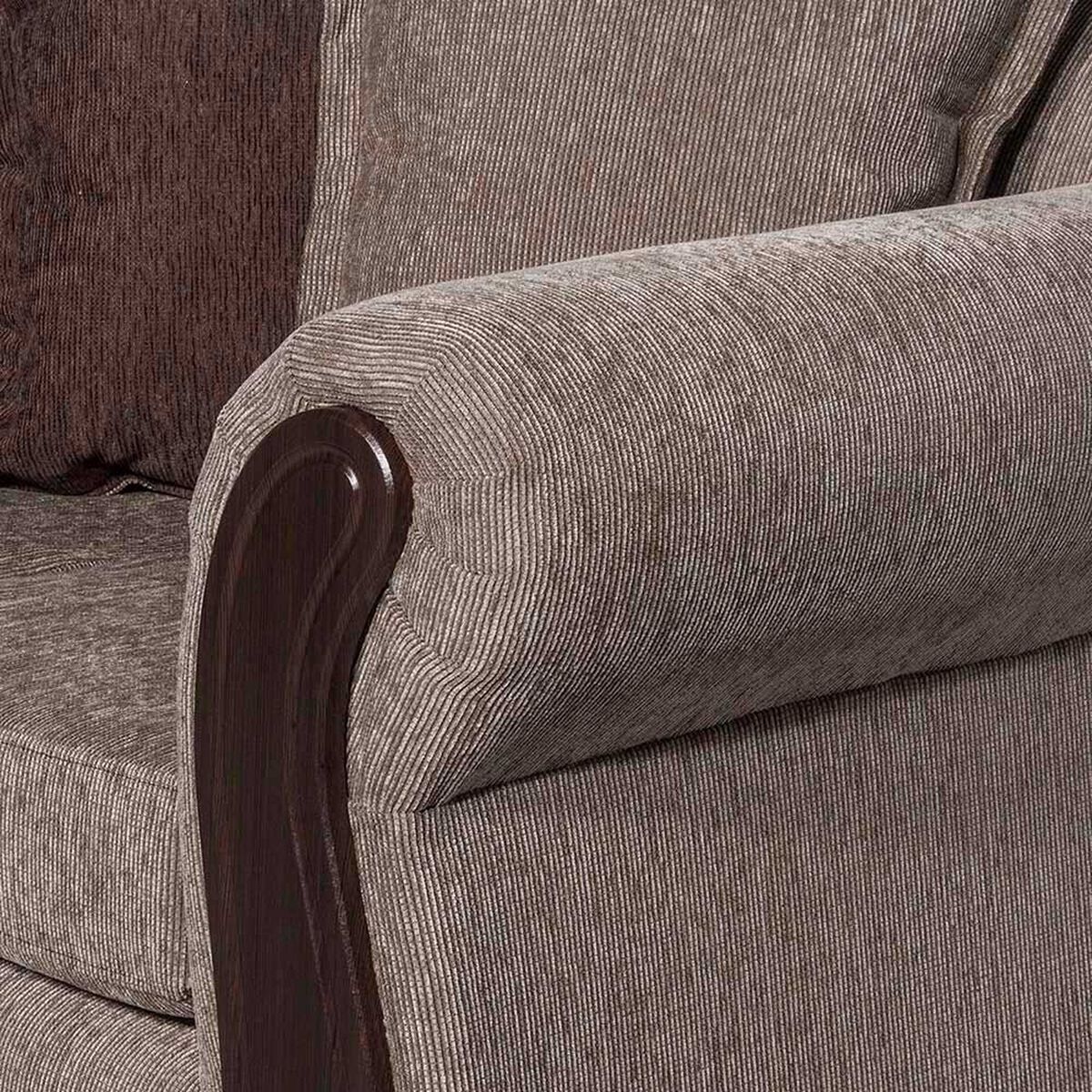 Juego de Living Black Factory Barcelona Sof&aacute; 3 Cuerpos + Dos Sillones 1 Cuerpo Beige