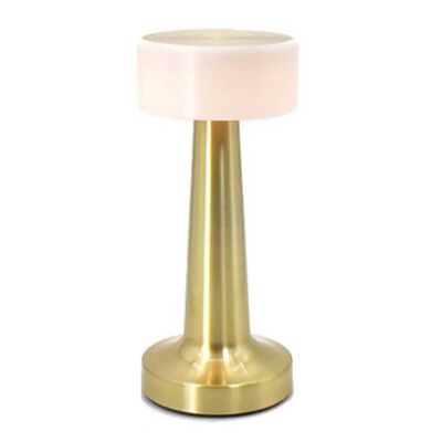 Lámpara de Mesa Metal Vgo Recargable con sensor  21 cm Dorado