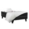 Cama Europea Celta 1,5 Plazas Atlantis Black + Set Textiles
