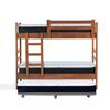 Camarote Triple Latam Home 1 Plaza Zen + Colchón Pro Gris