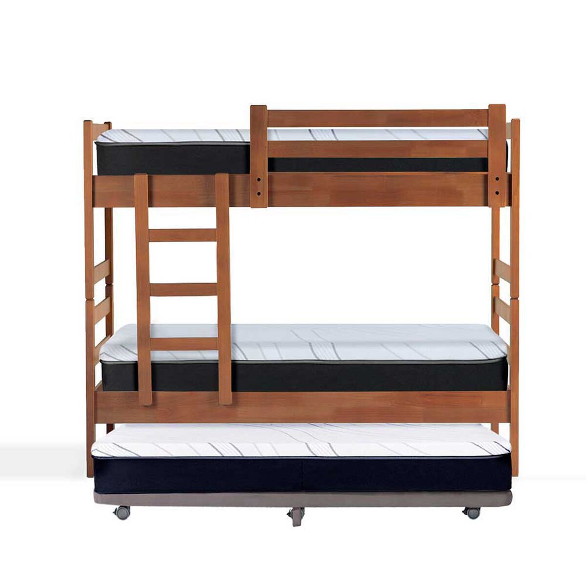 Camarote Triple Latam Home 1 Plaza Zen + Colchón Pro Gris