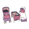 Set Coche Muñeca Bebesit