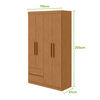 Closet Di Poretti Design Zeus 2 Cajones 4 Puertas Caf&eacute;