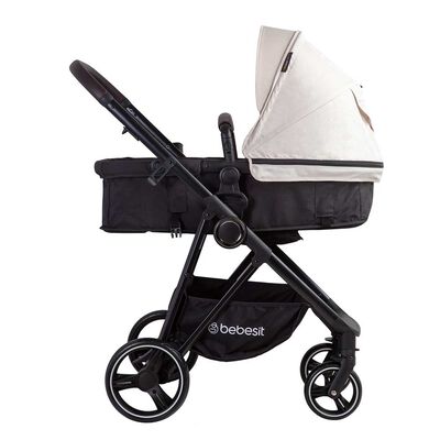 Imagen 2 del producto Coche Cuna Travel System Bebe Cosmos con Base Beige Bebesit