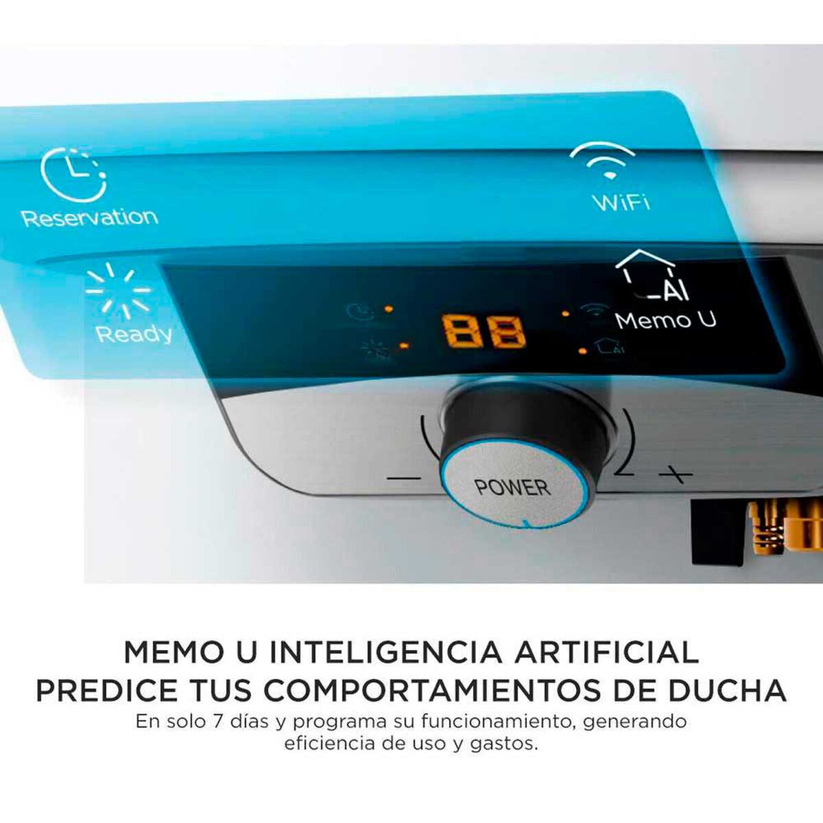 Termo El&eacute;ctrico Midea MWH100-15EFG[CL]W 100 lts