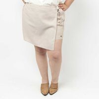 Falda Short Mujer Extralindas Beige
