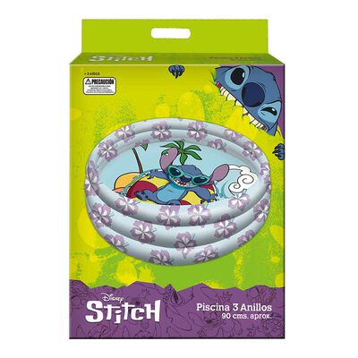 Piscina 3 Anillos 90cm Stitch