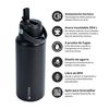 Botella Térmica Insulada Hydro 960ml Negro Lhotse