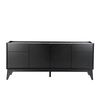 Buffet Decocasa Float 4 Puertas 2 Cajones Negro