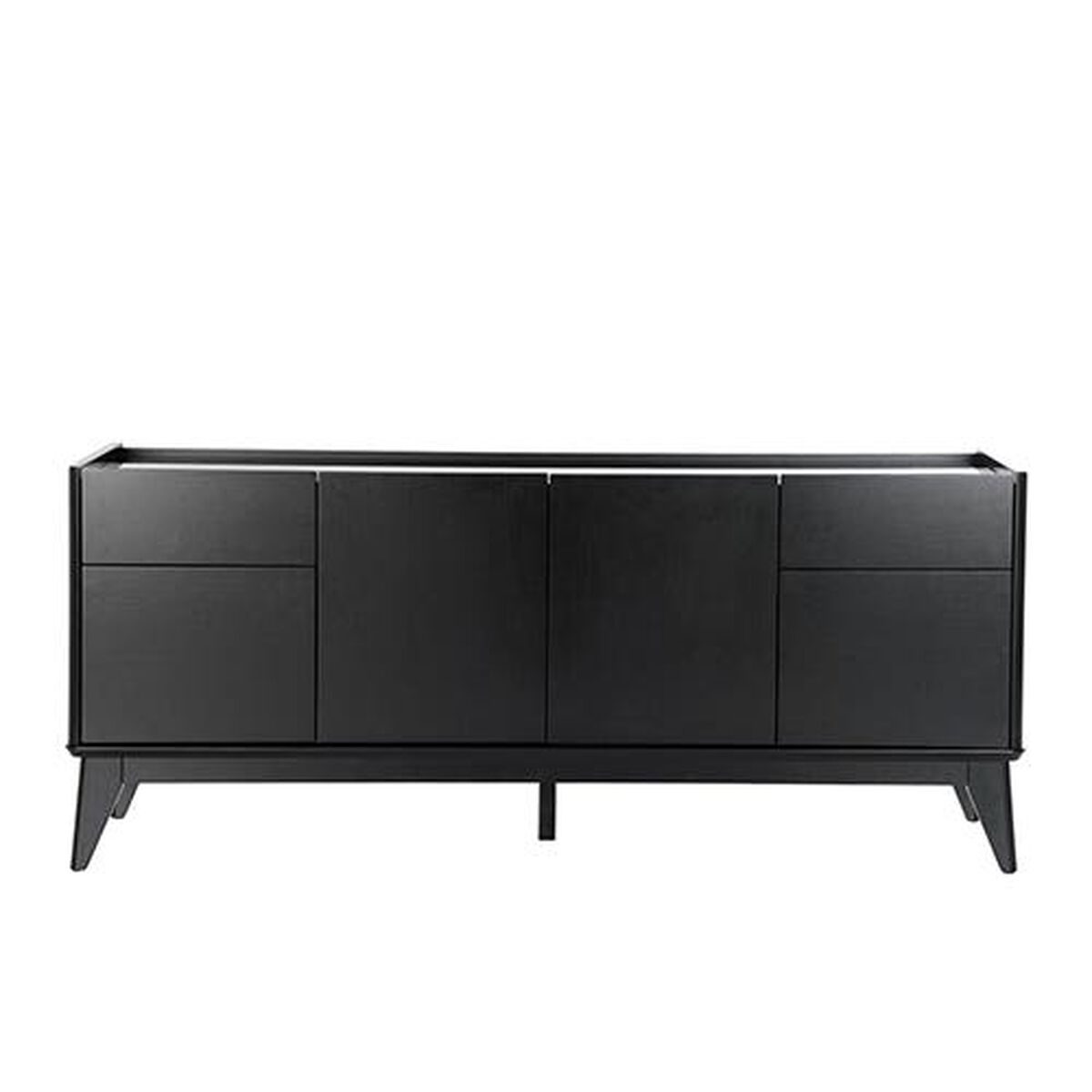 Buffet Decocasa Float 4 Puertas 2 Cajones Negro