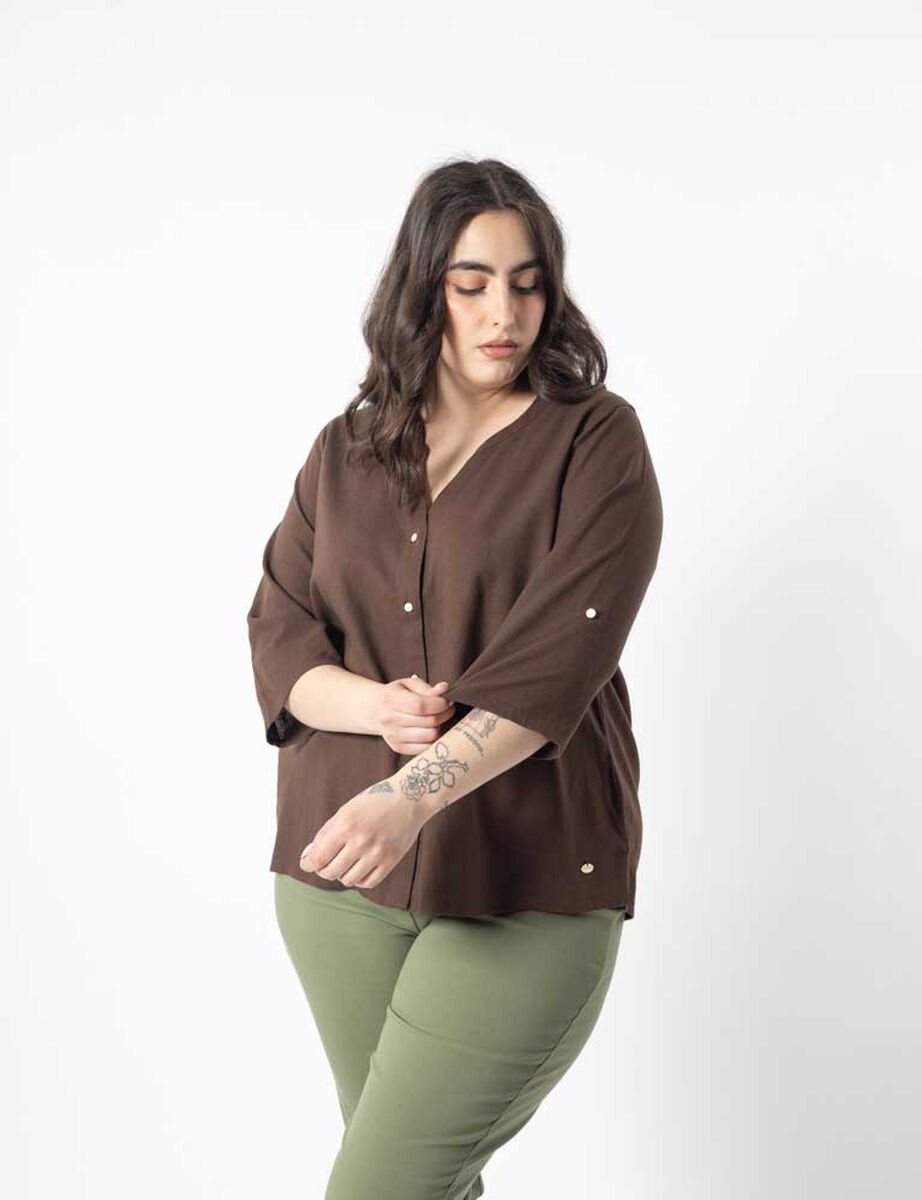 Blusa Lino Mujer Extralindas