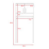 Optimizador Baño Bath 300 2 Puertas Rovere-Blanco