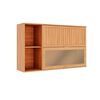 Mueble A&eacute;reo Cocina Roca Casta&ntilde;a 120 cm 2 Puertas Canela-Arena