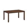 Juego de Comedor Vekkahome Munich 6 Sillas Café