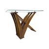 Mesa de Arrimo Living Factory Gaviota Nogal