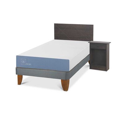 Imagen 2 del producto Cama Europea CIC 1,5 Plazas Excellence + Respaldo + Velador Villarrica