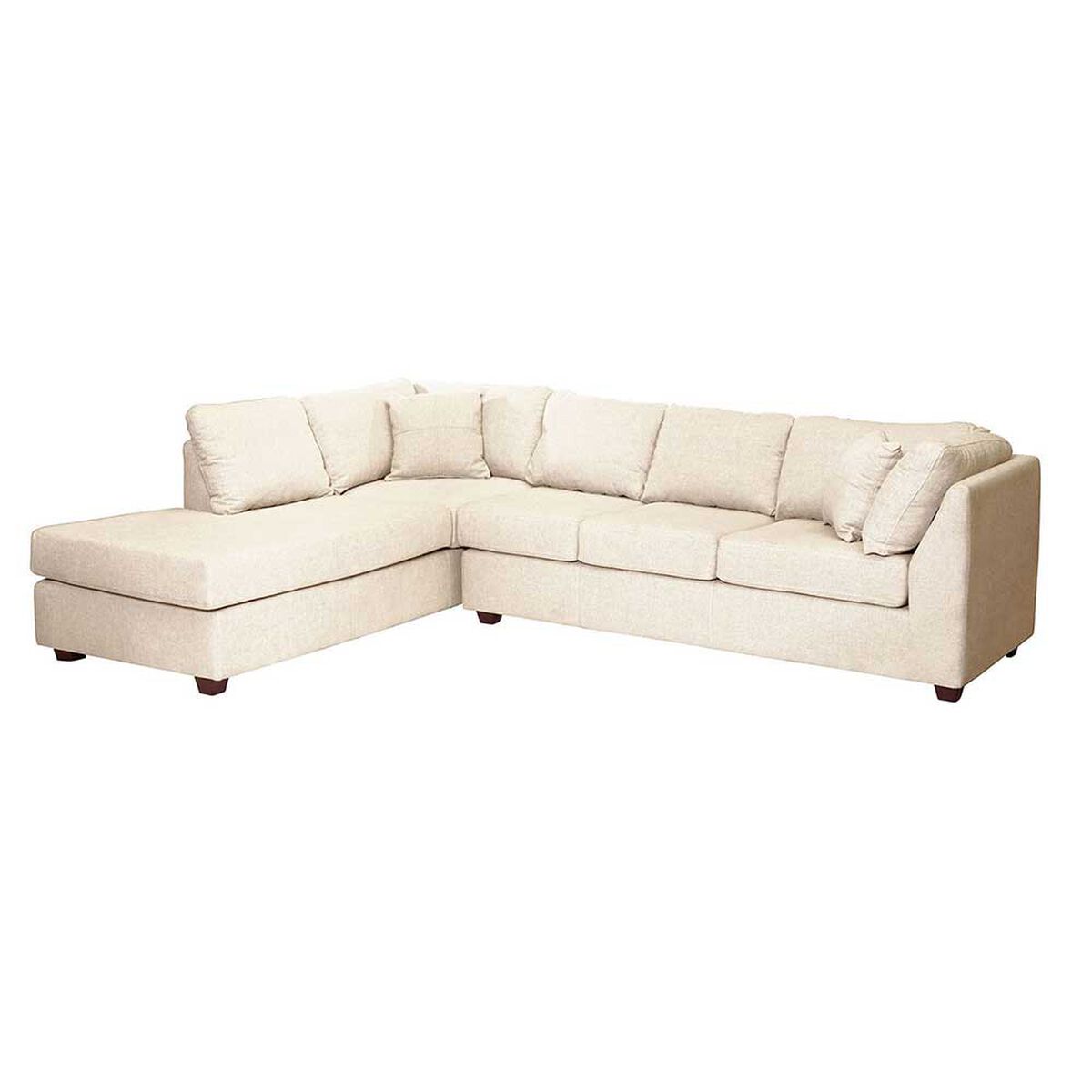 Sofá Seccional Izquierdo Latam Home Padua 3 Cuerpos Blanco
