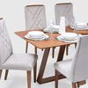 Juego de Comedor Decocasa Avena 6 Sillas Canela