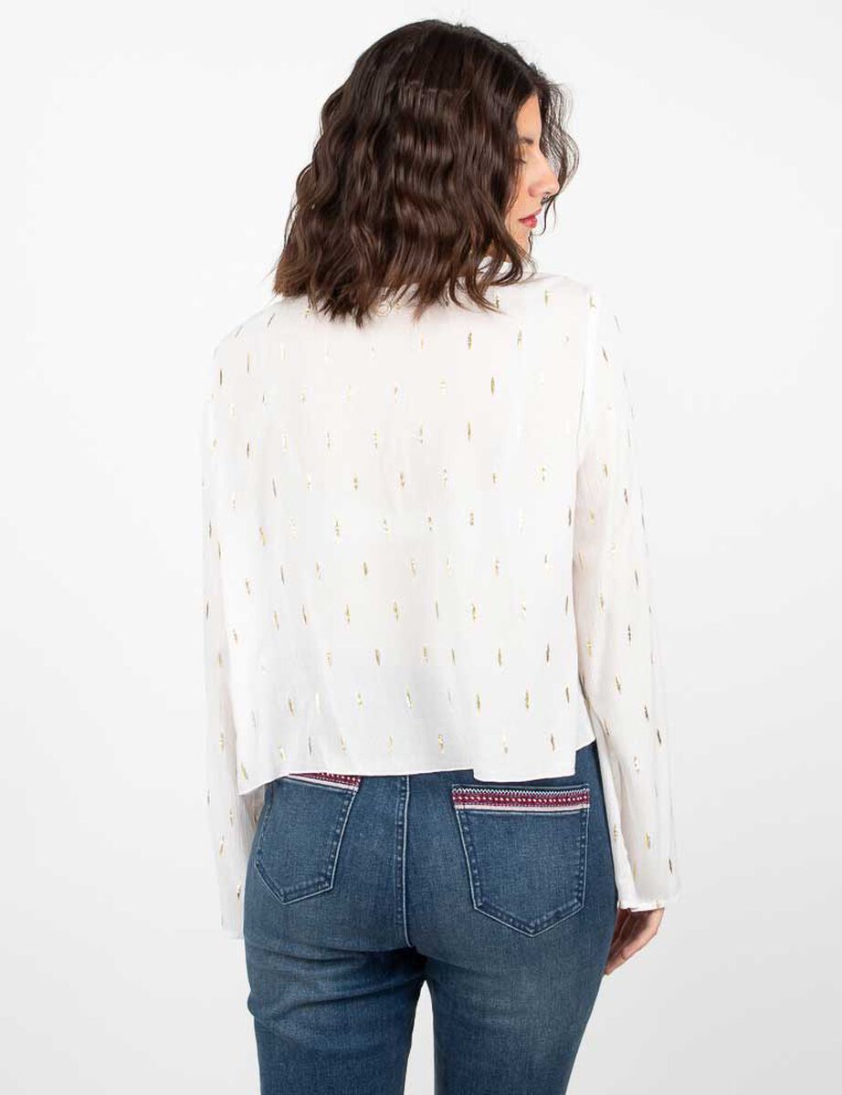 Blusa Estampada Manga Larga Mujer Alma