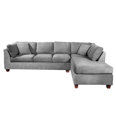 Sofá Seccional Latam Home Padua Derecho 5 Cuerpos Gris