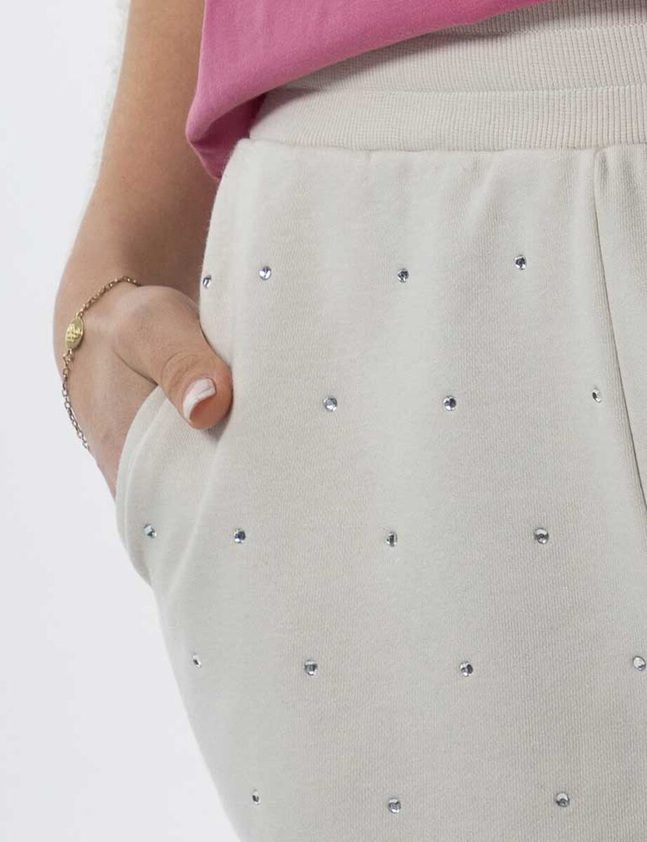 Short Deportivo Brillos Mujer Black County