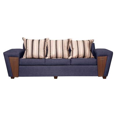 Imagen 2 del producto Juego de Living Ruzam Mobel Creta Sofá 3 Cuerpos + Dos Sillones 1 Cuerpo Lino Marengo