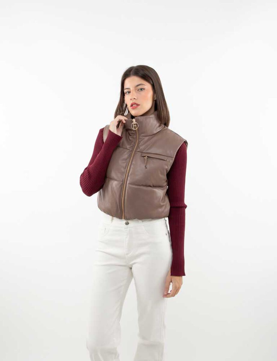 Parka Puffa Sin Mangas Mujer Fiorucci