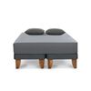 Set Sabanas CIC 180 Hilos King Gris