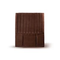 Respaldo Latam Home 1,5 Plazas Sorrento Tela Velvet Chocolate