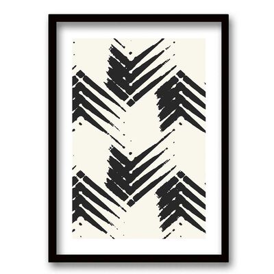 Imagen 1 del producto Cuadro Decorativo Retela Chevron 50 x 35 cm