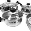 Batería de Cocina Acero Inoxidable Oster Rametto 8 Piezas
