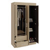 Closet Tuhome Houston 4 Puertas 2 Cajones Cartagena Wengue