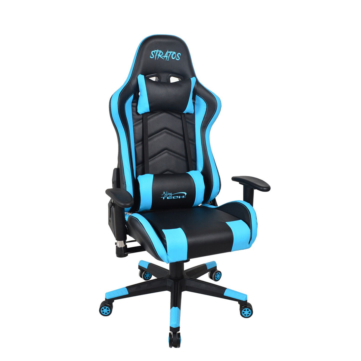 Silla Gamer Stratos 2D Njoytech Celeste
