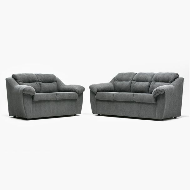 Juego de Living Cabsur Asturias 5 Cuerpos Gris