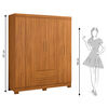 Closet Home Mobili Badara 6 Puertas 2 Cajones Caf&eacute;
