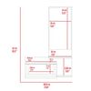 Mueble Recibidor Tuhome Flotante Viena Duna y Plomo 