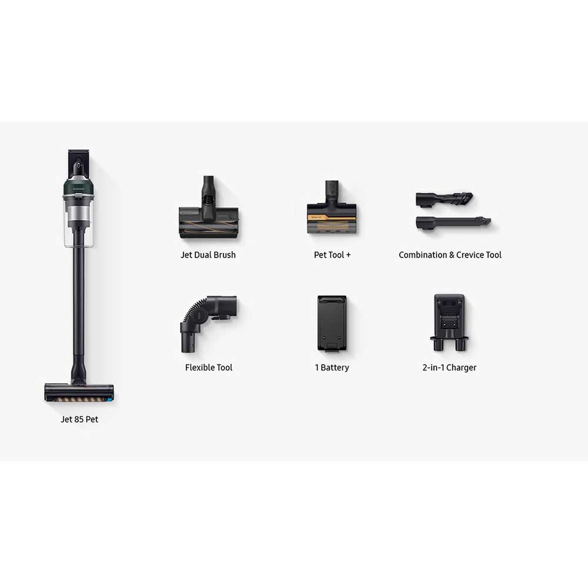 Aspiradora Vertical Inalámbrica Samsung VS20C8522TB/ZS Stick Jet 85 Pet