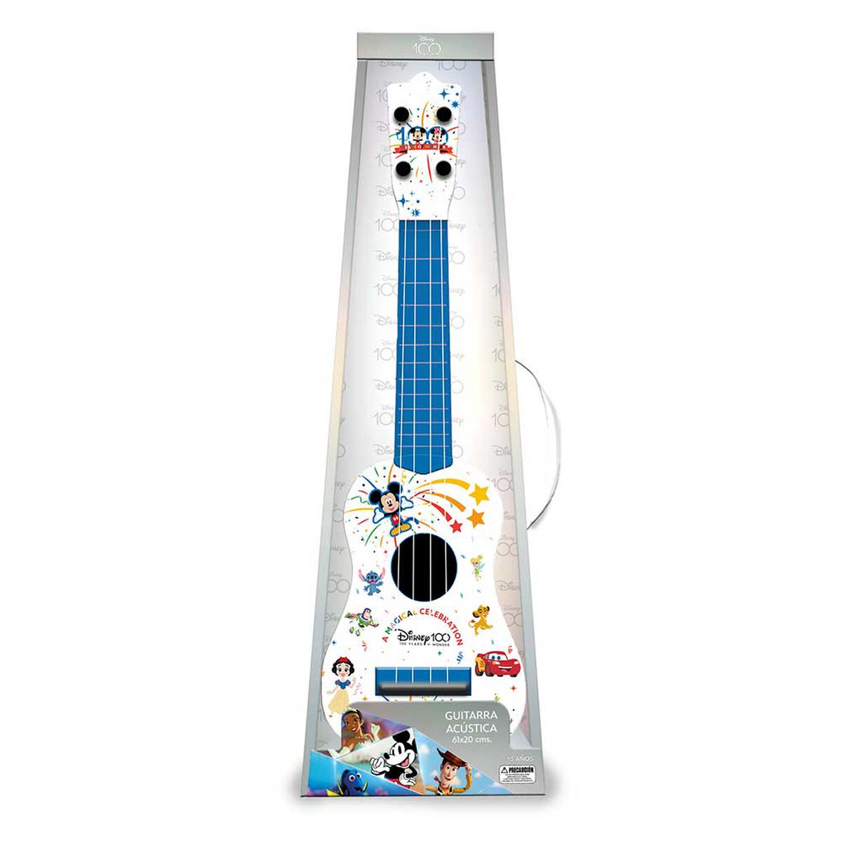 Guitarra Acústica 61x20 cm Disney 100 Años
