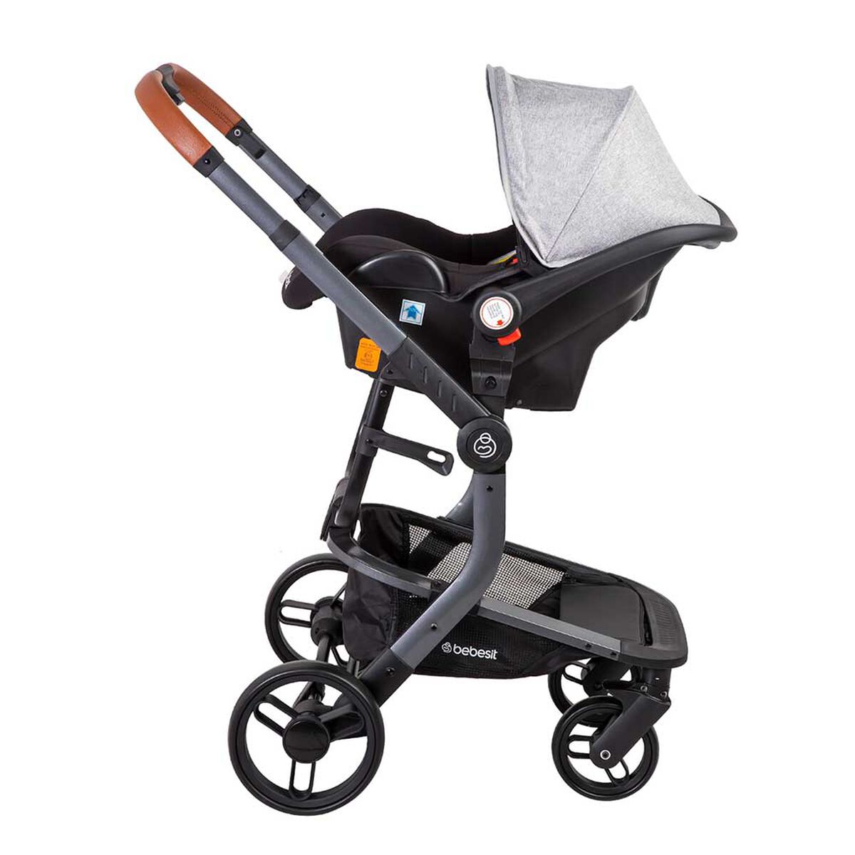 Coche Travel System con Silla y Base de Auto Bebesit