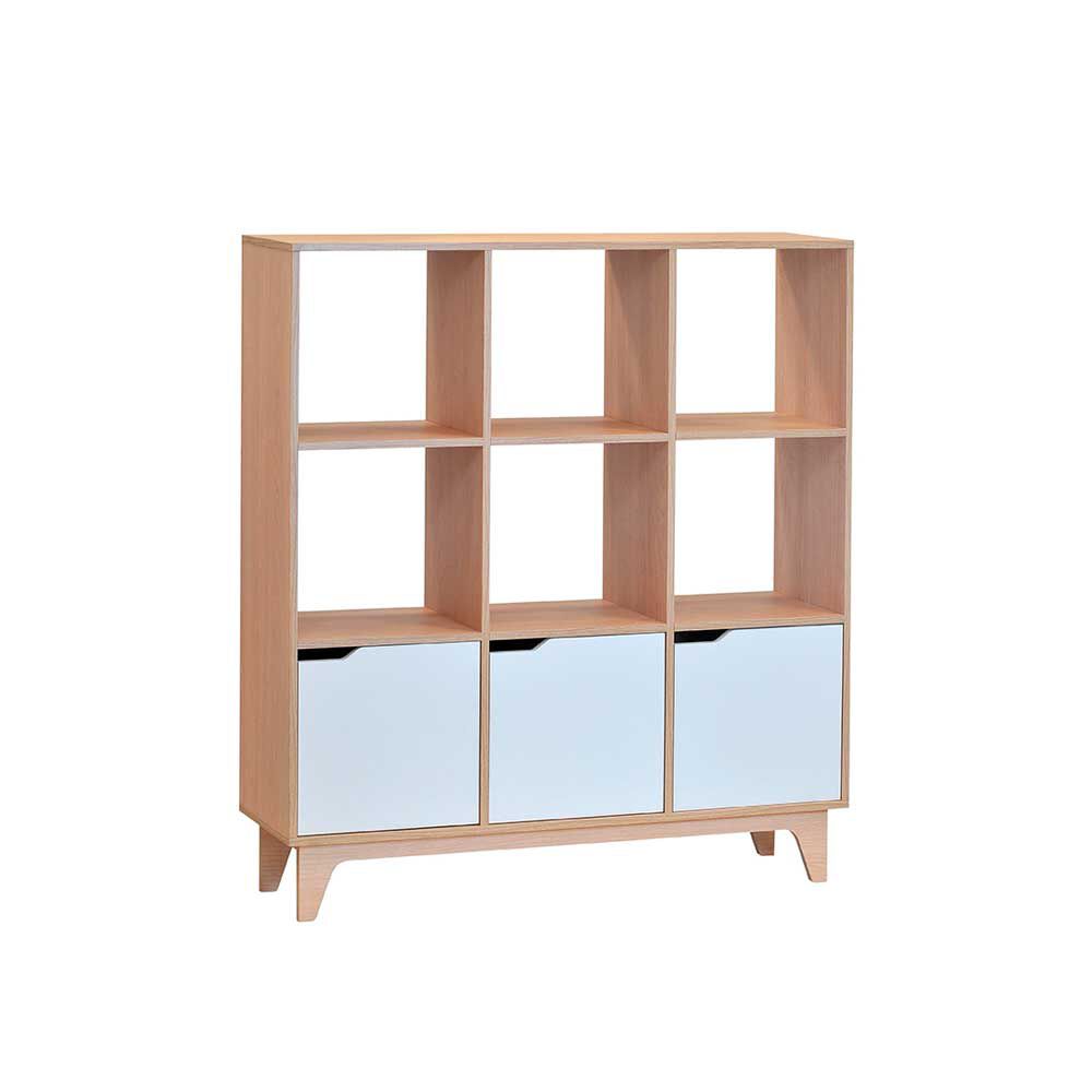 Estante Modular Mobikit Bremen Carvalo