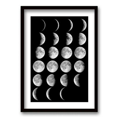 Imagen 1 del producto Cuadro Decorativo Retela Moons 50 x 35 cm